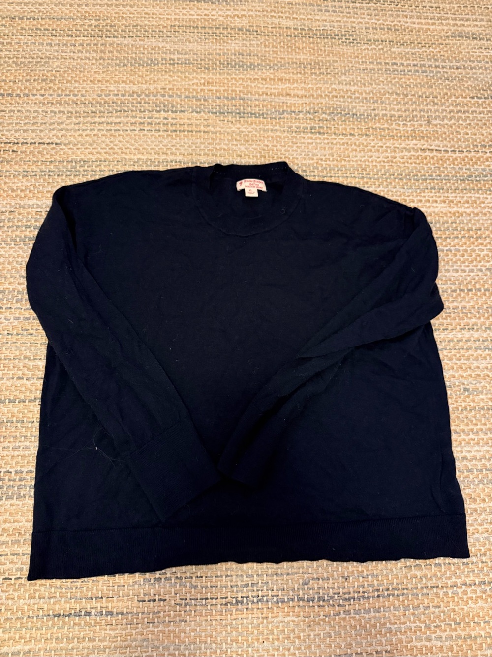 Brooks Brothers Navy Crewneck Sweater